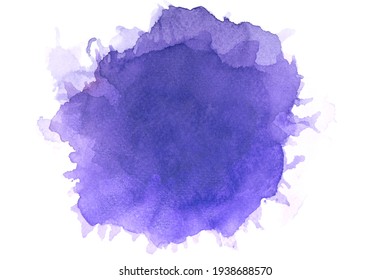 Purple Watercolor Brush Paint Background