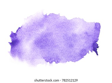 Purple Watercolor Splash Stroke Background. By Drawing