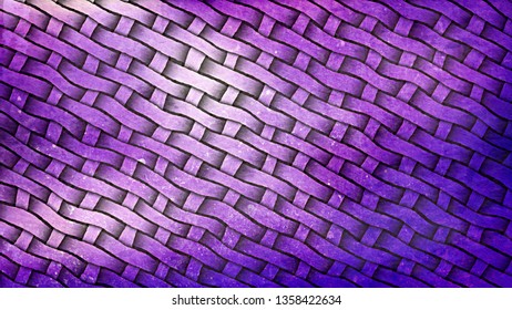 Purple And White Basket Weave Background