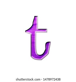 Purple Wood Textured Letter T Lowercase Stock Illustration 1478972438 ...