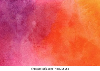 Purple-orange grunge in watercolor.