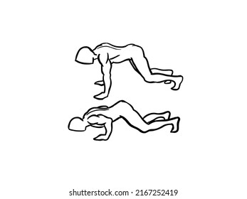 Push Ups. Upper Chest Push Ups. Exercise For Upper Chest. Pike Push Ups.