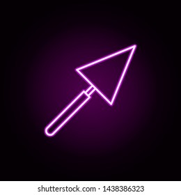 putty knife neon icon. Elements of construction tools set. Simple icon for websites, web design, mobile app, info graphics - Powered by Shutterstock