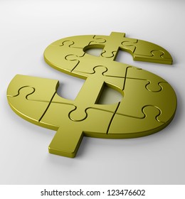 puzzle dollar