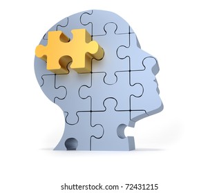 8,091 Puzzle pieces head Images, Stock Photos & Vectors | Shutterstock