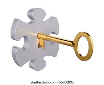 7,130 Puzzle pieces with key Images, Stock Photos & Vectors | Shutterstock