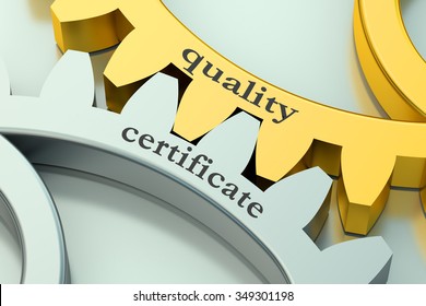 Quality And Certificate Concept On The Gear