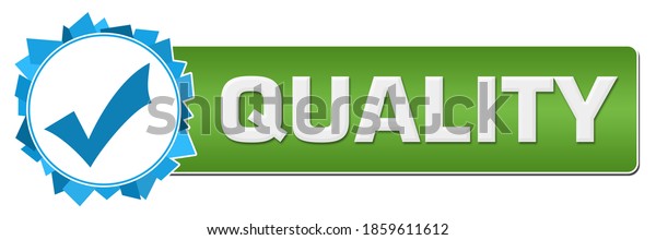 Quality Concept Image Text Related Symbols Stock Illustration ...