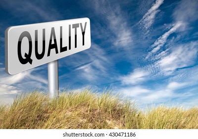 Quality control label 100% guaranteed warranty and top product survey icon 3D illustration
