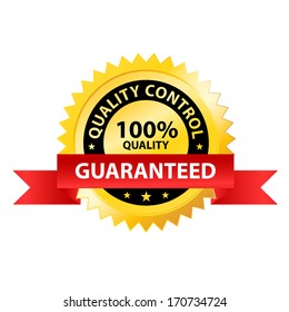 Quality guaranteed sign 