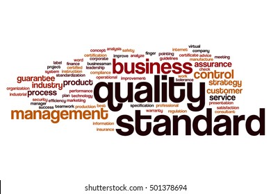 Quality Standard Word Cloud Concept Stock Illustration 501378694 ...