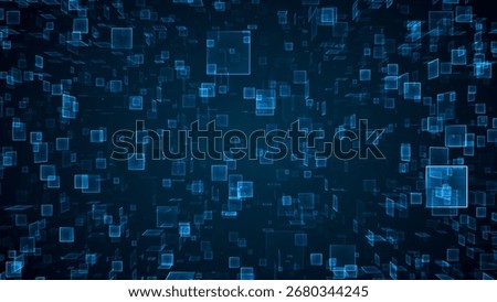 The Quantum Connection Deep Tech Business Corporate Technology Particles Tunnel Digital Background