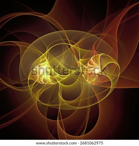 Quantum Dynamics series. Abstract background made of swirling, twisting, interacting wave pattern on the subject of popular science, education and research.