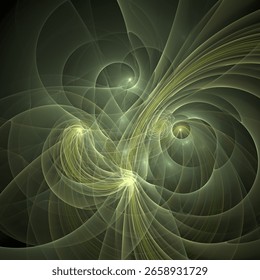Quantum Dynamics series. Backdrop of pattern of oscillating frequency waves on the subject of modern science and research.