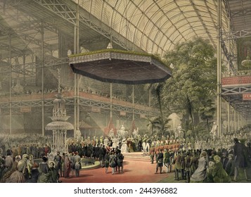 Queen Victoria Presides At The State Opening Of The Great Exhibition Of All Nations May 1st 1851.