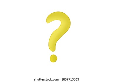 Question Mark Illustration Cartoon Drawing Children Stock Illustration ...