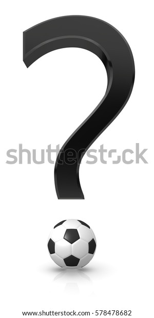 soccer ball question mark