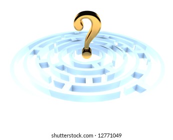 Question Mark In Maze