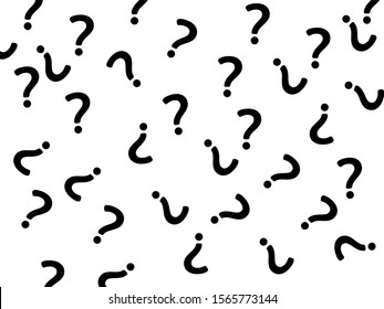 Question Mark Pattern Question Design Background 스톡 일러스트 1565773144 ...