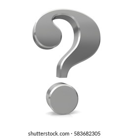 Question Mark Point Grey Silver Symbol Stock Illustration 583682305 ...