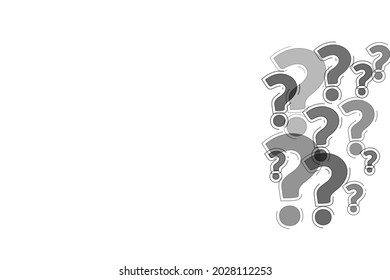 question mark - a punctuation