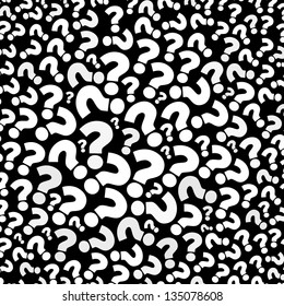 Question Mark Seamless Background