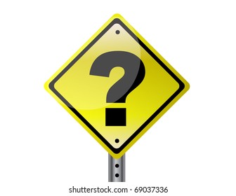 Question Mark Sign Stock Illustration 69037336