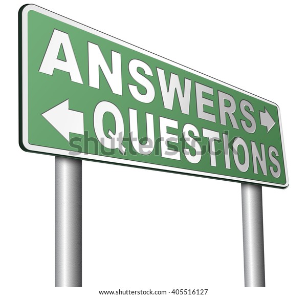 Questions Answers Ask Right Question Get Stockillustration 405516127
