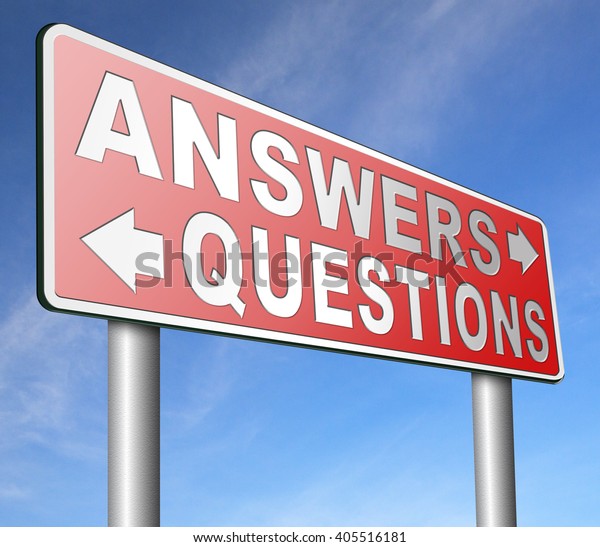 Questions Answers Ask Right Question Get Stock Image Download Now