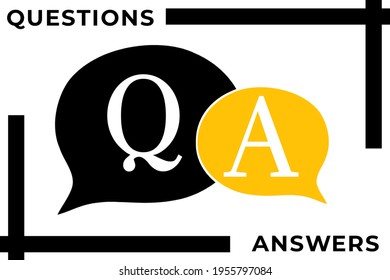 Questions Answers White Background Stock Illustration 1955797084 ...