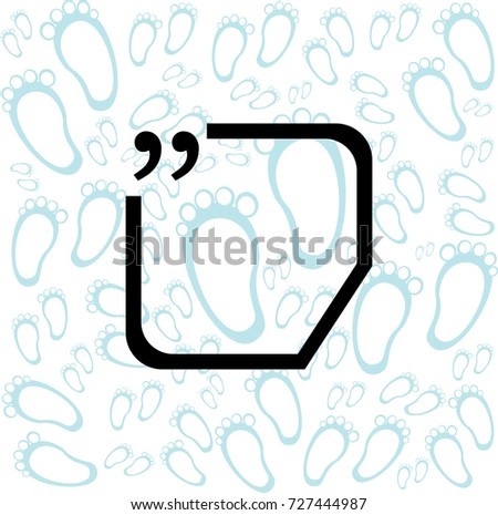  Quotation Mark Speech Bubble. Quote sign icon. Abstract background.