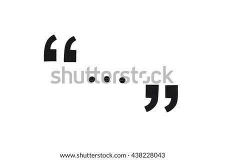 Quotation marks