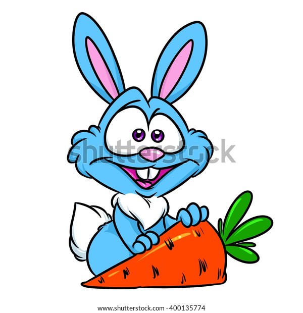 ウサギのニンジンパロディの漫画イラスト 画像動物のキャラクター のイラスト素材