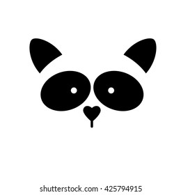 Raccoon Raccoon Logo Isolated Raccoon Head Stock Vector (Royalty Free ...