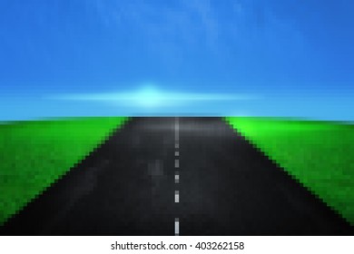 Race Arcade Game Screen Background Stock Illustration 403262158 ...