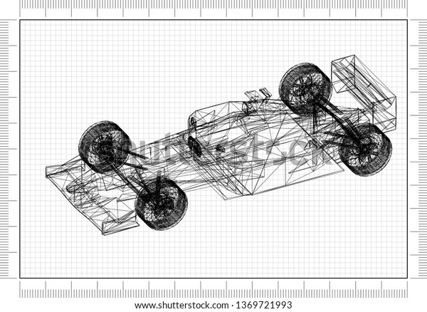 Race Car\
Architect Blueprint - 3D\
Renderings