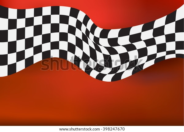 racing background\
checkered flag\
wawing