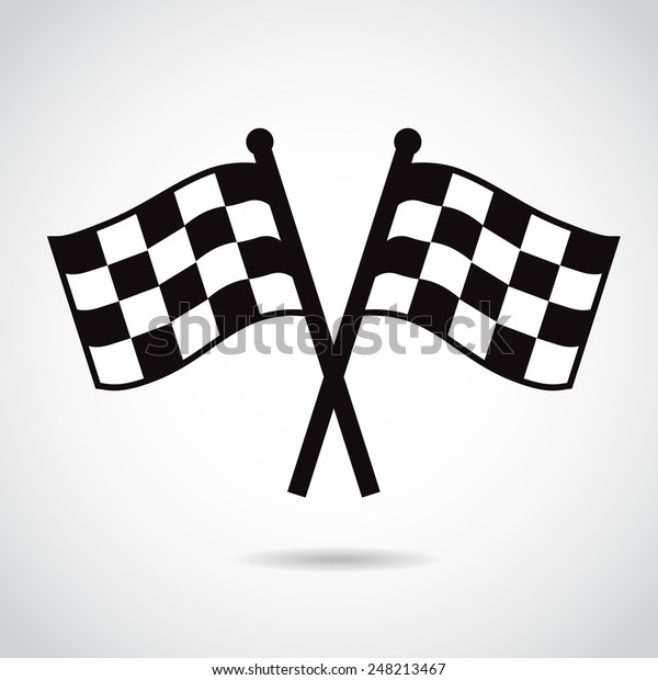 Racing flags.\
