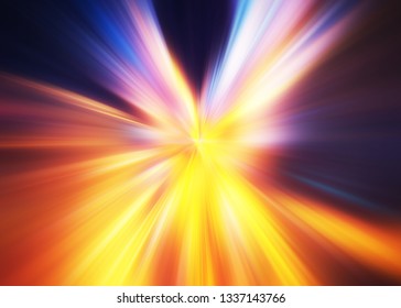 Radial bursting rays. Background with explosion. rays background