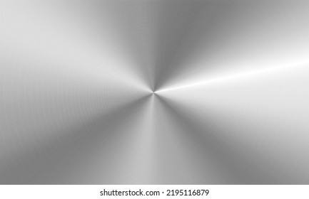 Radial Metal Silver, Chrome And Aluminium Texture Background