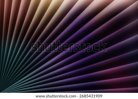 Radiant gradient rays abstract art with geometric fan shapes in vibrant modern colorful digital background