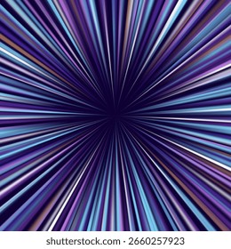 Radiating multicolored light streaks create a stunning and energetic visual impact