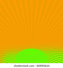 Radiating Rays Background