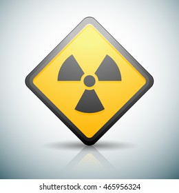 Radiation Hazard Sign Stock Illustration 465956324 