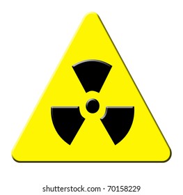 Radioactive Sign Stock Illustration 70158229 