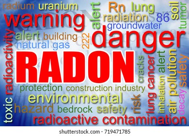 Radon Gas Infographic Concept Image