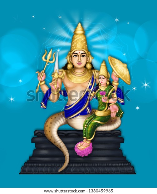 Rahu Image Planet Rahu Snake Body Stock Illustration 1380459965