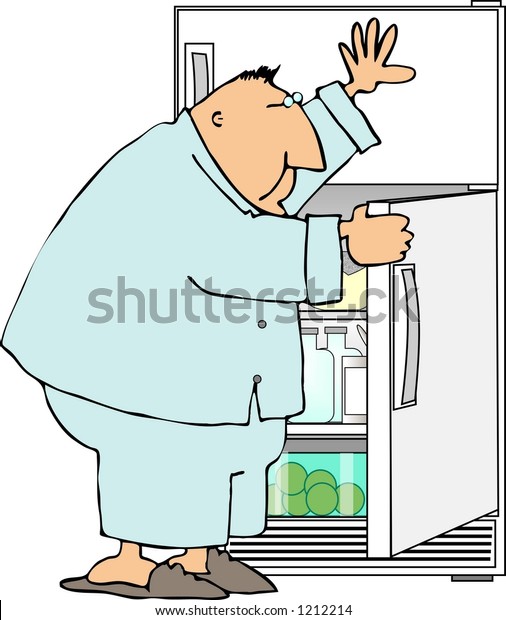 Raid Refrigerator Stock Illustration 1212214 | Shutterstock