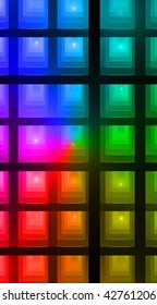 Rainbow background for modern composition.