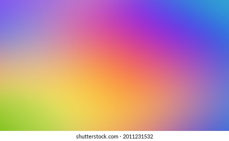 Rainbow colors abstract background digital illustration. Texture smooth and blurred gradient brilliant backdrop. Design layout multicolor for poster banner web. Gay Pride LGBT concept is colorful funs